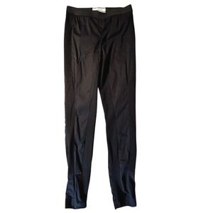 By Malene Birger Slim Pull-On Trousers Black Scandinavian Designer Pants - 4